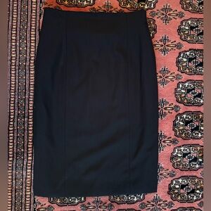 Vintage Chanel Pencil Skirt With Belt